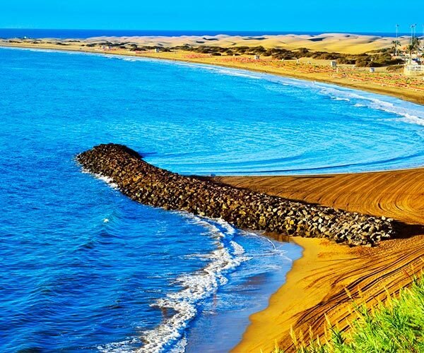 Bella playa de canarias